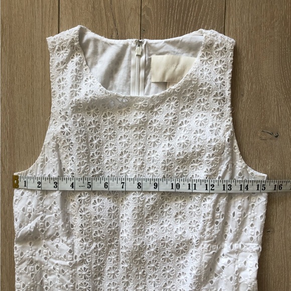 J. Crew Eyelet Lace Midi Dress in White Size 4 - Picture 3 of 13